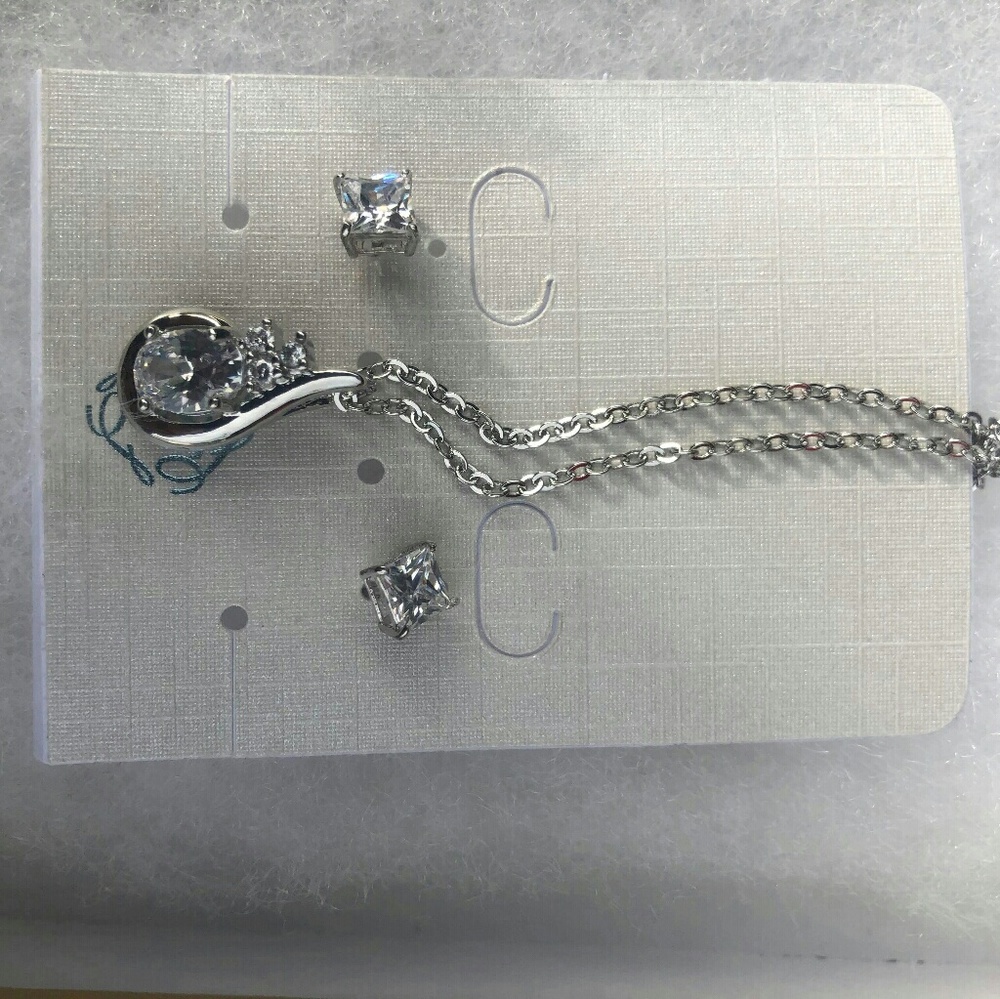 Necklace and earrings